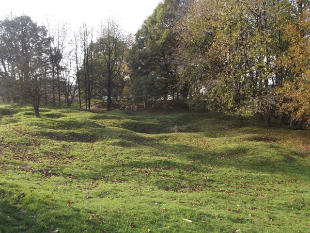 The cratered landscape at Hill 60 today
